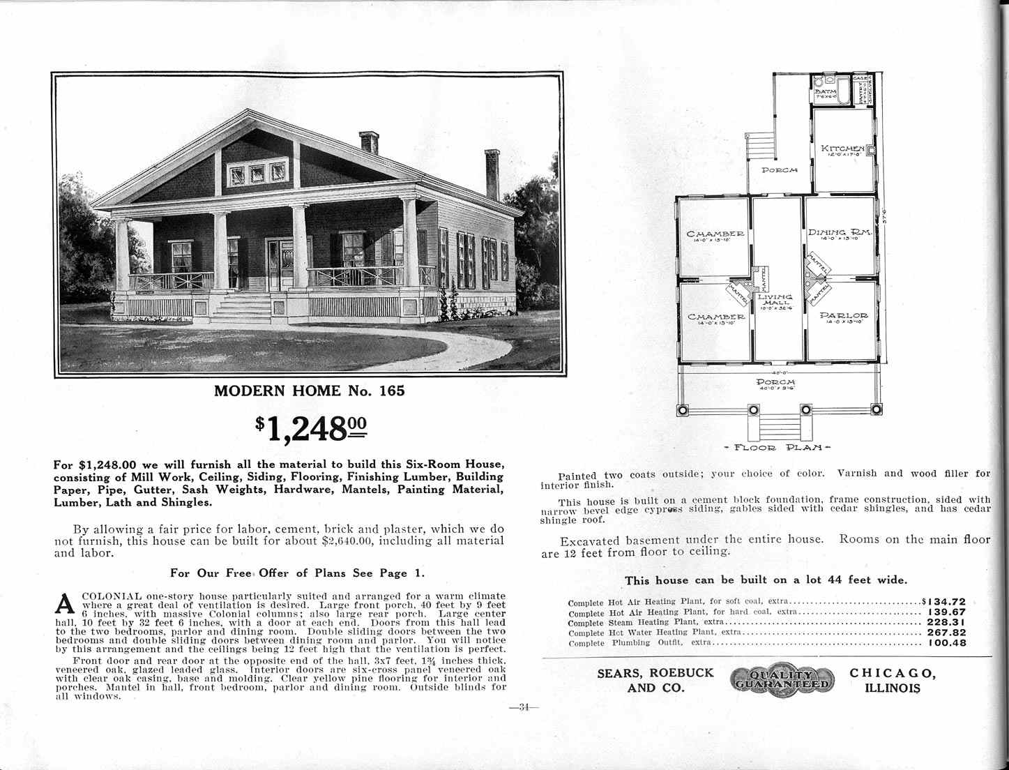 What are some historical house plans of Sears homes?